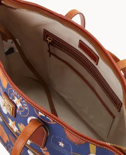 Dooney & Bourke Game Day Ready|Printed Fabric<MLB Tote Astros