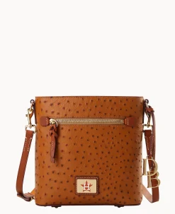 Dooney & Bourke Game Day Ready|Printed Fabric<MLB Zip Crossbody Astros
