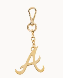 Dooney & Bourke MLB Pendant Key Chains|Personalize It<MLB Pendant Key Chain Atlanta Braves