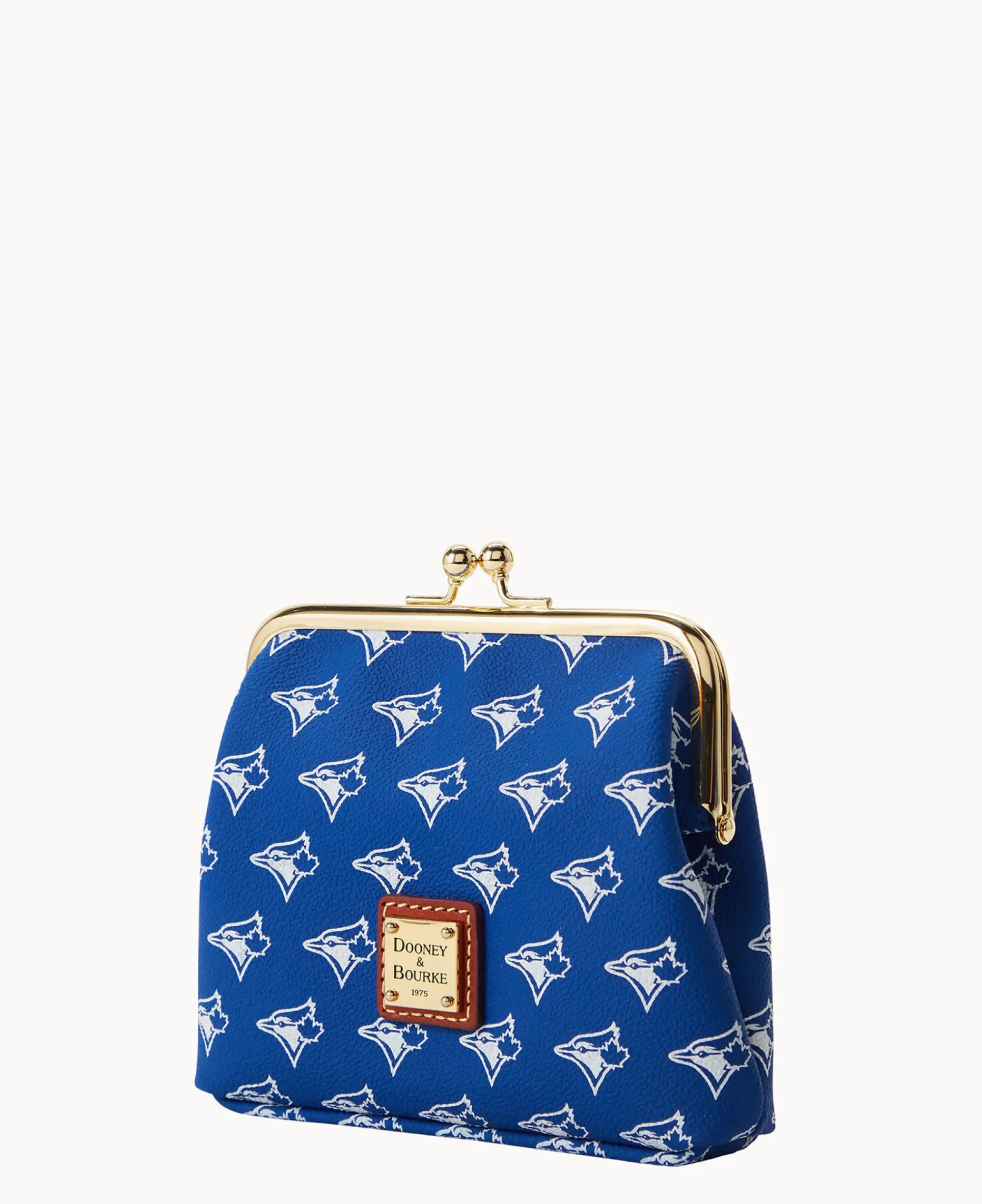 Dooney & Bourke Grab and Go|Clutches<MLB Large Framed Purse Blue Jays