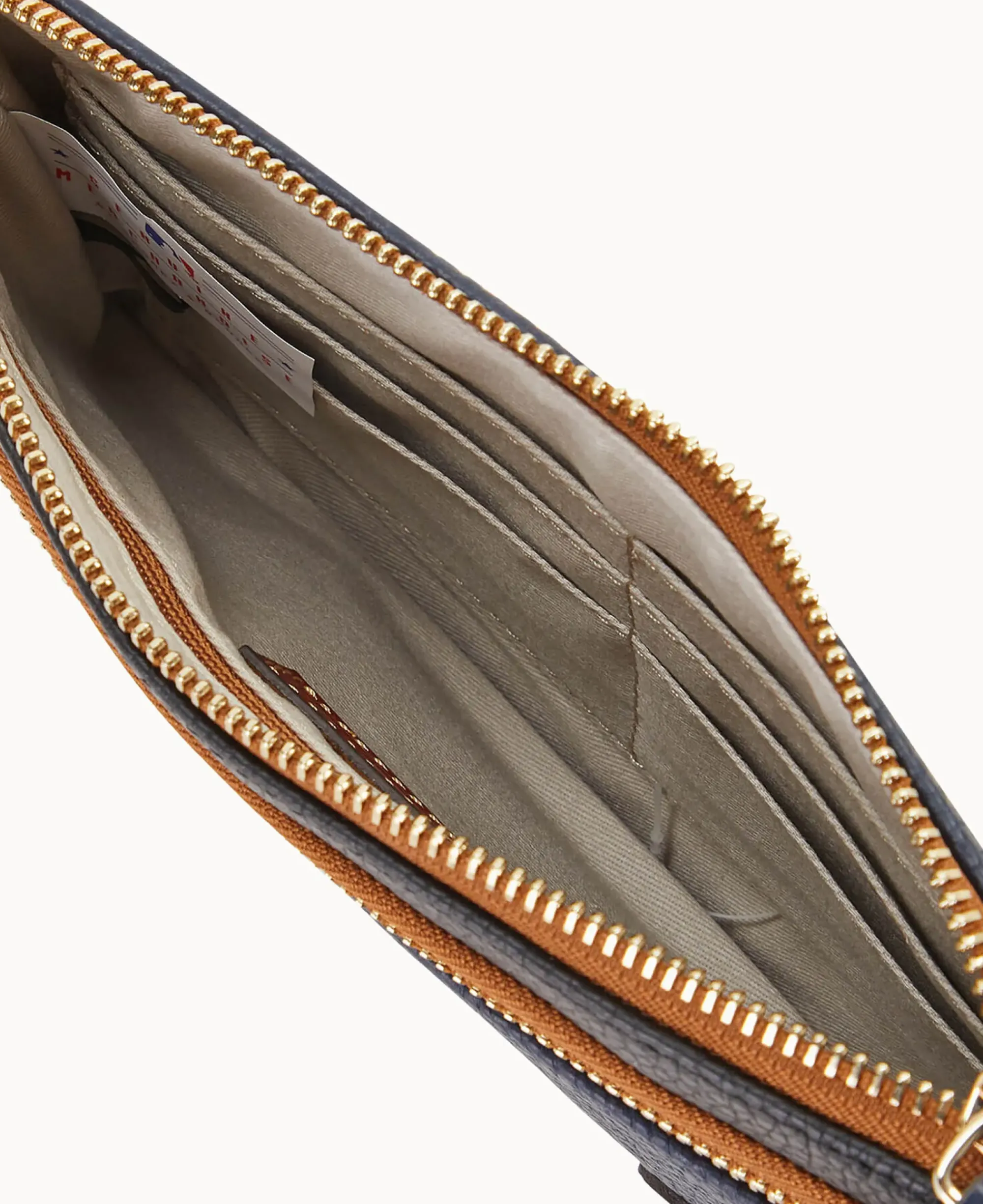 Dooney & Bourke Grab and Go|Wristlets<MLB Double Zip Wristlet Braves
