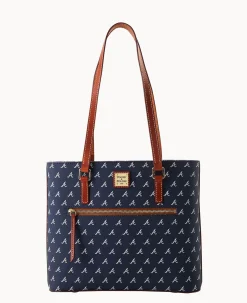 Dooney & Bourke Game Day Ready|Printed Fabric<MLB Shopper BRAVES
