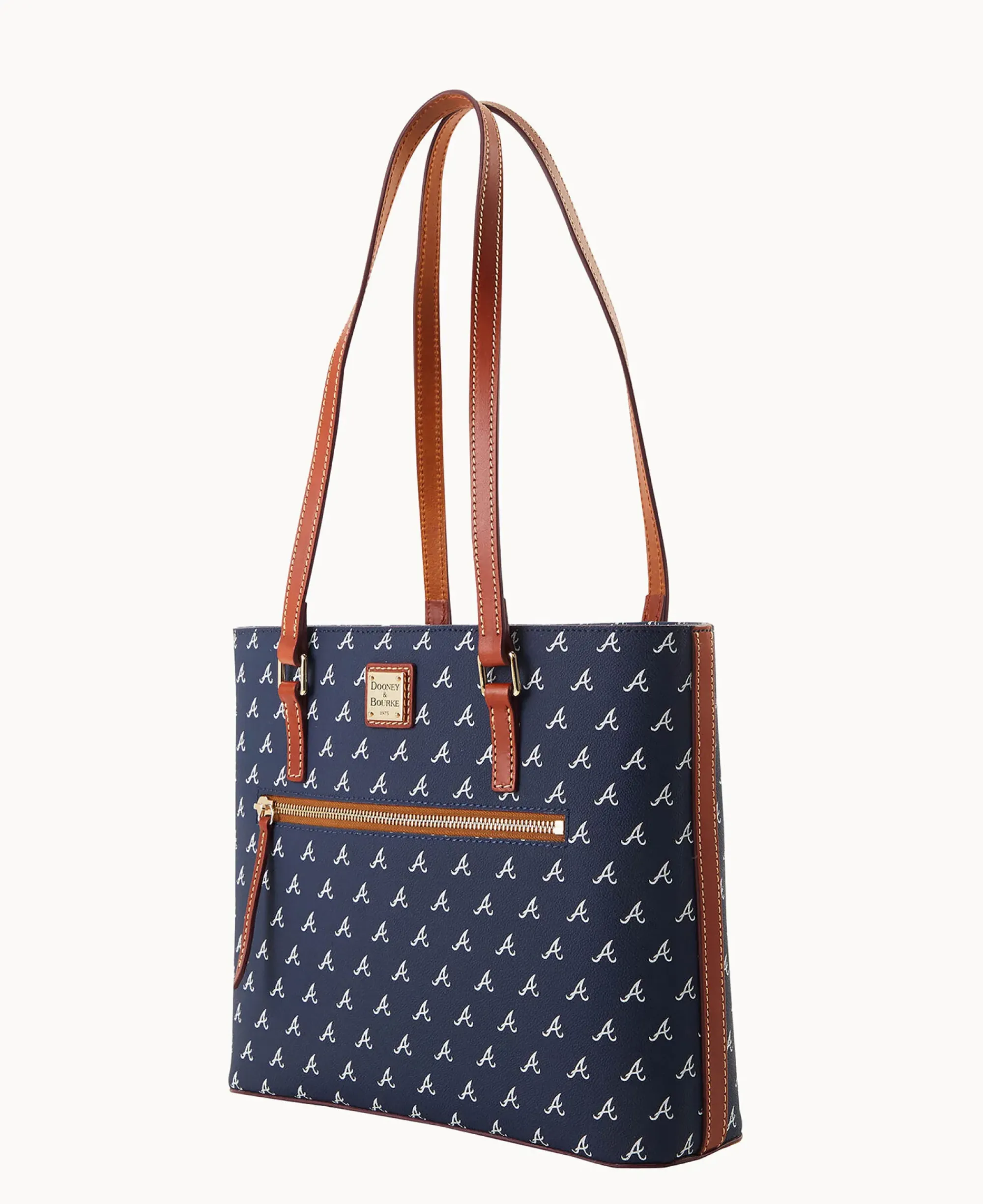 Dooney & Bourke Game Day Ready|Printed Fabric<MLB Shopper BRAVES