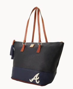 Dooney & Bourke Game Day Ready|Printed Fabric<MLB Tobi Tote Braves