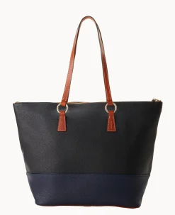 Dooney & Bourke Game Day Ready|Printed Fabric<MLB Tobi Tote Braves