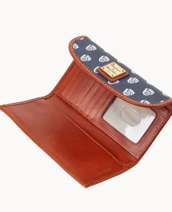 Dooney & Bourke Grab and Go|Clutches<MLB Continental Clutch BREWERS