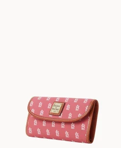 Dooney & Bourke Grab and Go|Clutches<MLB Continental Clutch CARDINALS