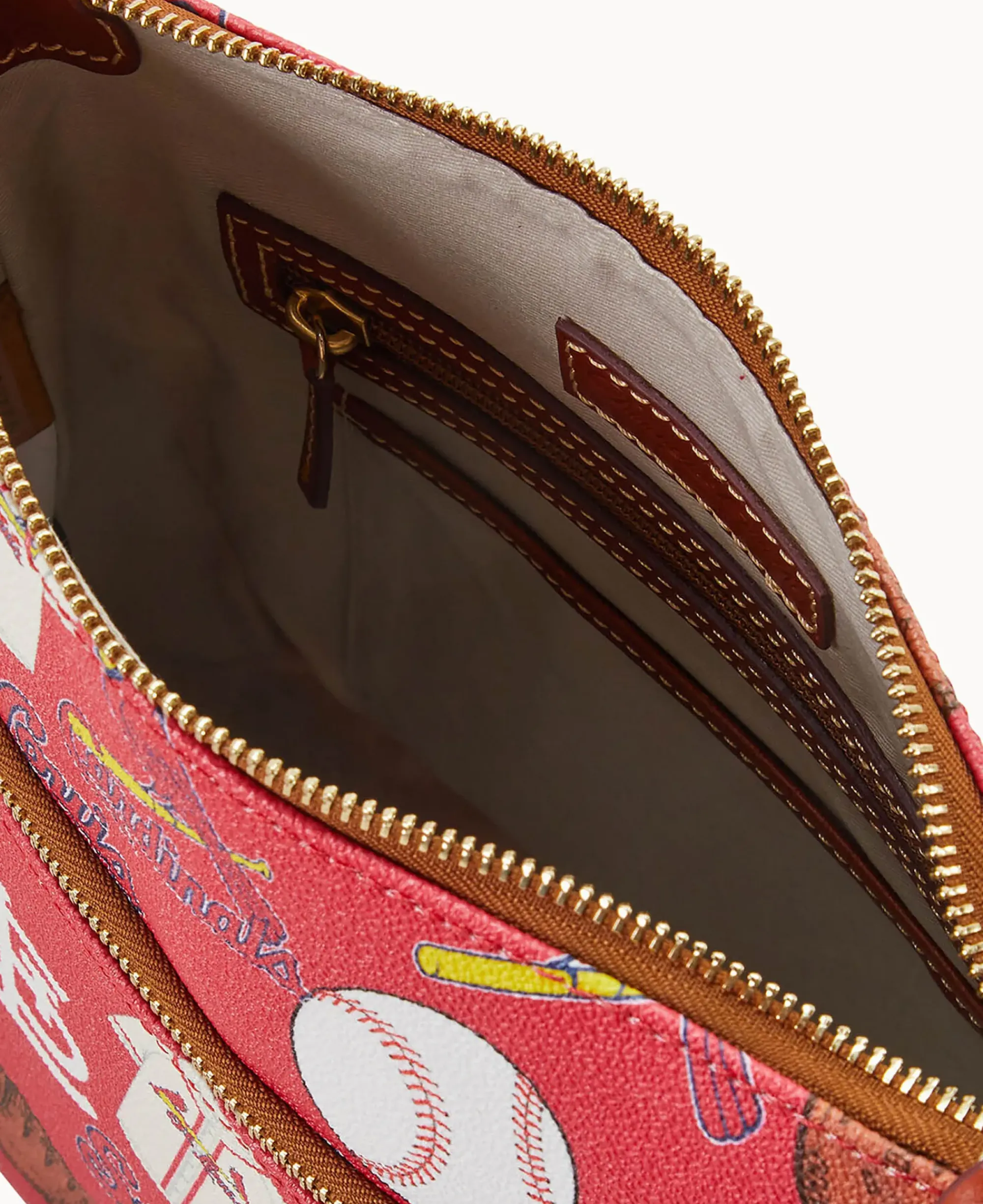 Dooney & Bourke Game Day Ready|Printed Fabric<MLB Crossbody Cardinals