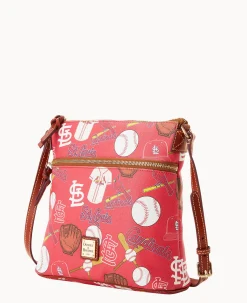 Dooney & Bourke Game Day Ready|Printed Fabric<MLB Crossbody Cardinals