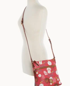 Dooney & Bourke Game Day Ready|Printed Fabric<MLB Crossbody Cardinals
