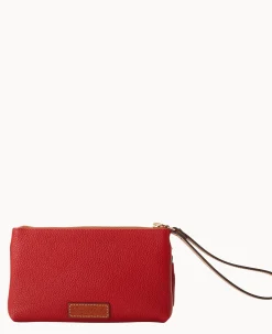 Dooney & Bourke Grab and Go|Wristlets<MLB Double Zip Wristlet Cardinals