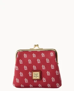 Dooney & Bourke Grab and Go|Clutches<MLB Large Framed Purse Cardinals