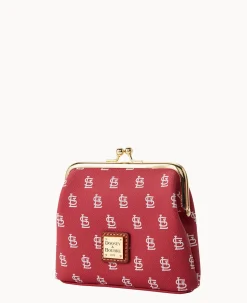 Dooney & Bourke Grab and Go|Clutches<MLB Large Framed Purse Cardinals