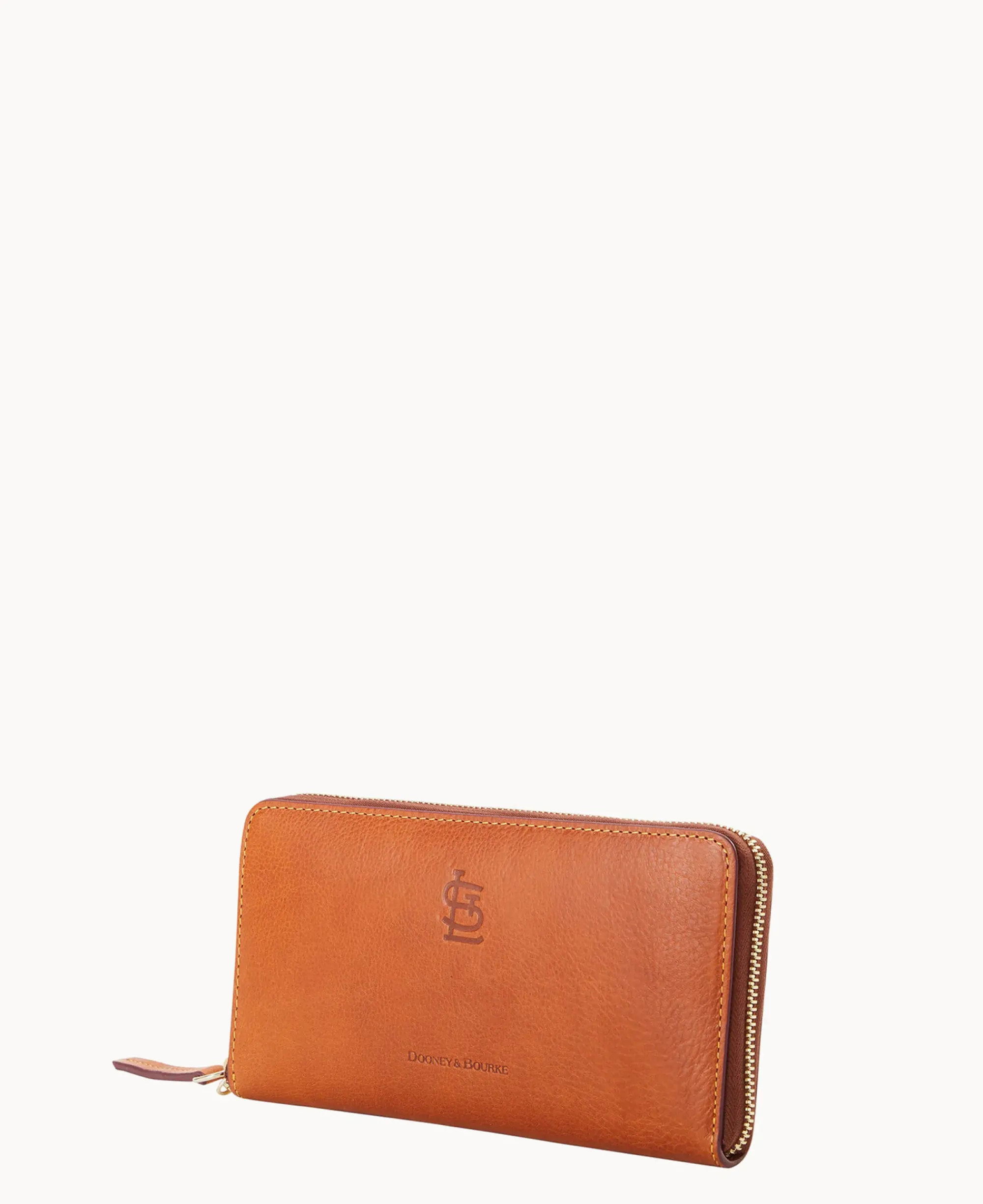 Dooney & Bourke Grab and Go|Wristlets<MLB Large Zip Around Wristlet Cardinals