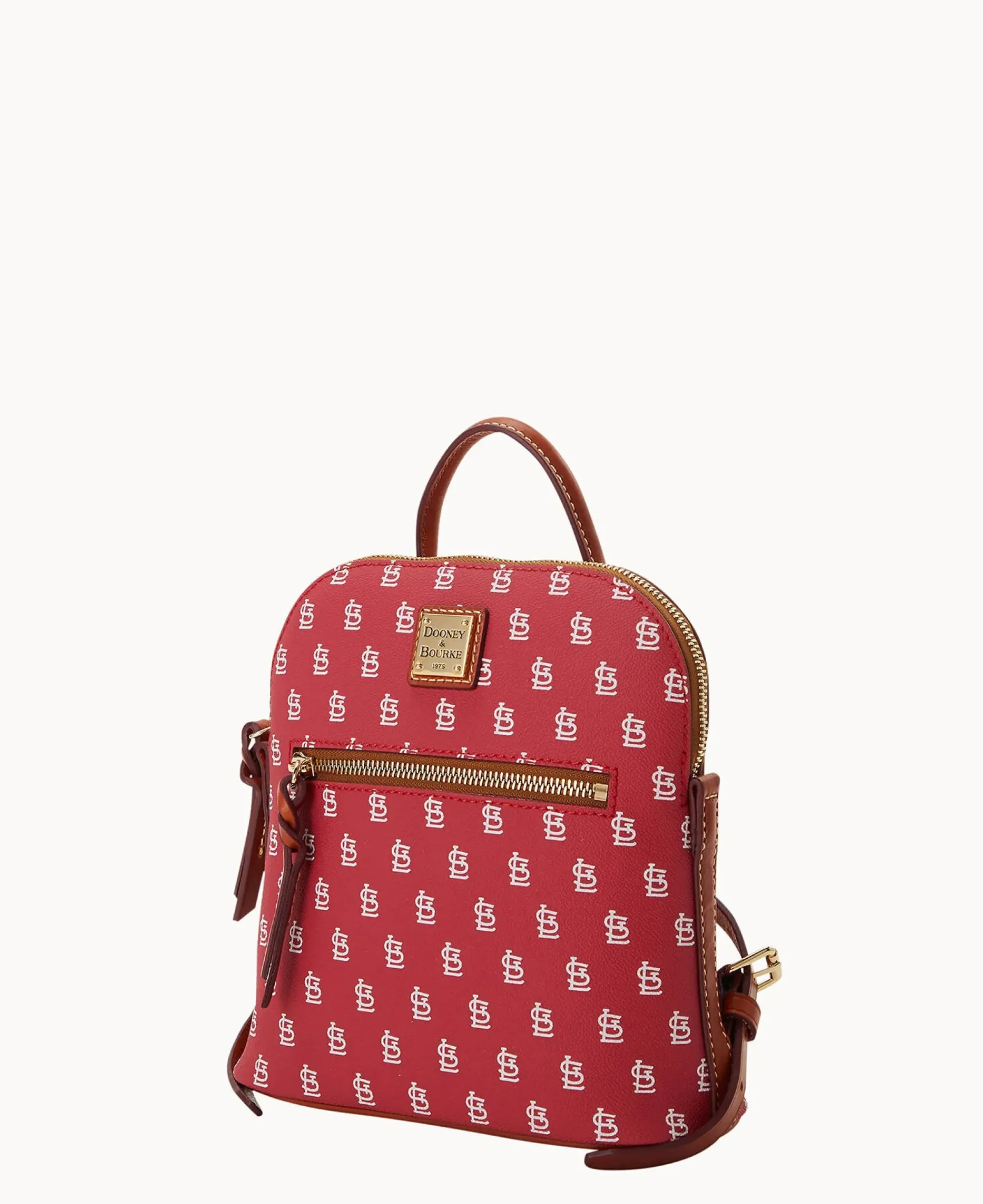 Dooney & Bourke Game Day Ready|Printed Fabric<MLB Small Backpack Cardinals