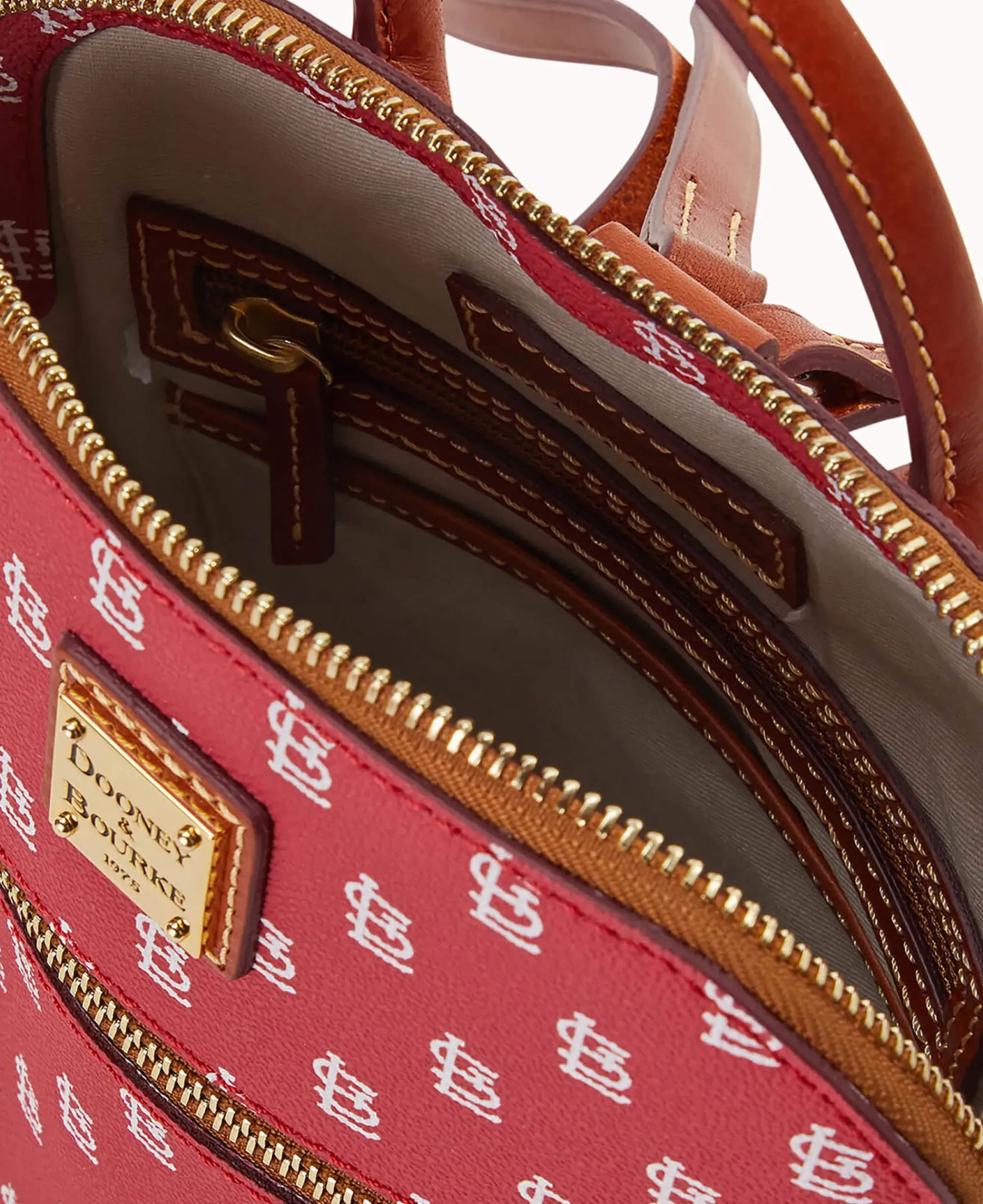 Dooney & Bourke Game Day Ready|Printed Fabric<MLB Small Backpack Cardinals