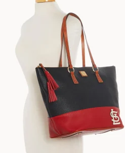 Dooney & Bourke Game Day Ready|Printed Fabric<MLB Tobi Tote Cardinals