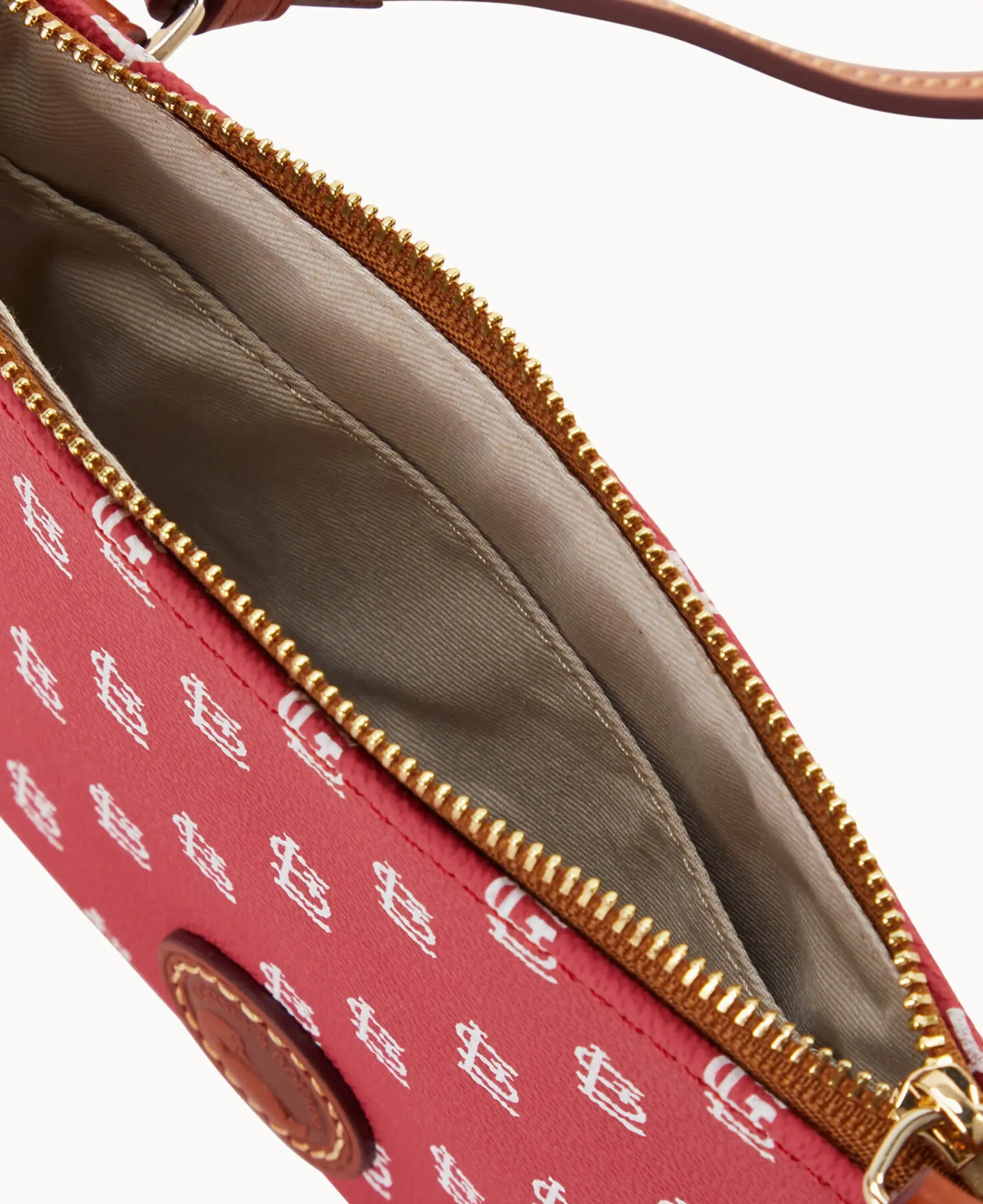 Dooney & Bourke Game Day Ready|Printed Fabric<MLB Top Zip Crossbody Cardinals