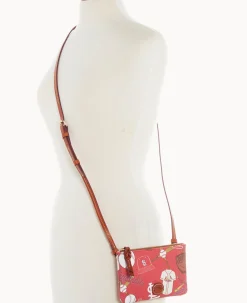 Dooney & Bourke Game Day Ready|Printed Fabric<MLB Top Zip Crossbody Cardinals