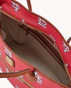 Dooney & Bourke Game Day Ready|Printed Fabric<MLB Tote Cardinals