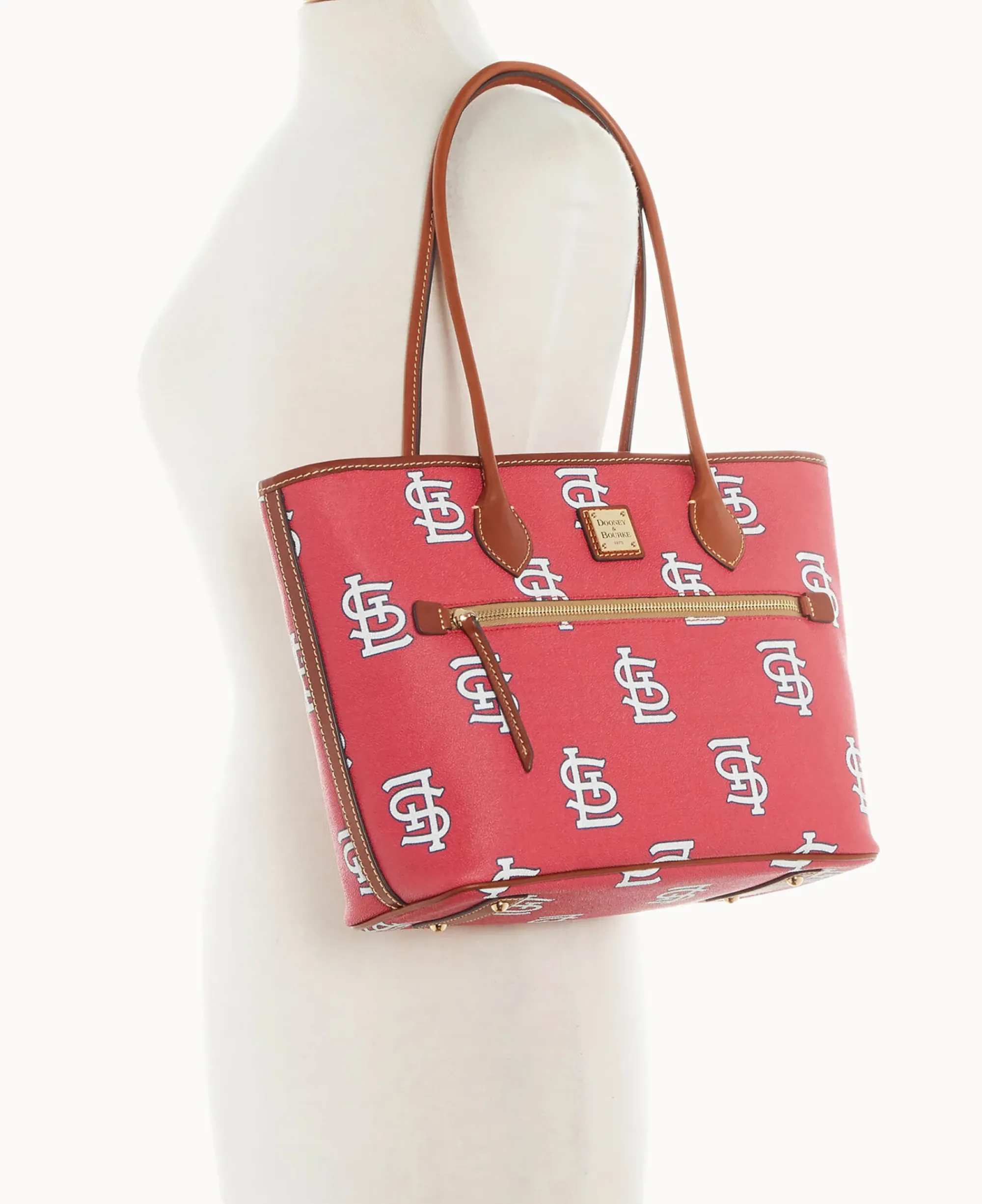 Dooney & Bourke Game Day Ready|Printed Fabric<MLB Tote Cardinals