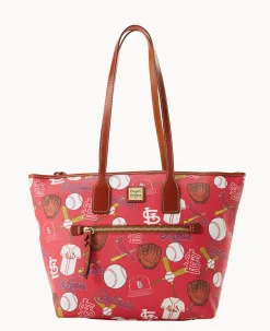 Dooney & Bourke Game Day Ready|Printed Fabric<MLB Tote Cardinals