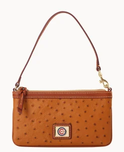 Dooney & Bourke Grab and Go|Wristlets<MLB Large Slim Wristlet Cubs