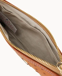Dooney & Bourke Grab and Go|Wristlets<MLB Large Slim Wristlet Cubs