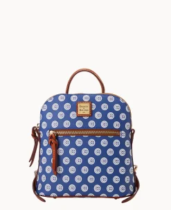 Dooney & Bourke Game Day Ready|Printed Fabric<MLB Small Backpack Cubs
