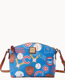 Dooney & Bourke Game Day Ready|Printed Fabric<MLB Suki Crossbody Cubs