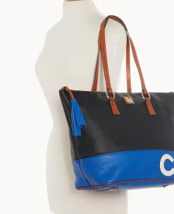 Dooney & Bourke Game Day Ready|Printed Fabric<MLB Tobi Tote Cubs