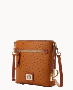 Dooney & Bourke Game Day Ready|Printed Fabric<MLB Zip Crossbody Cubs