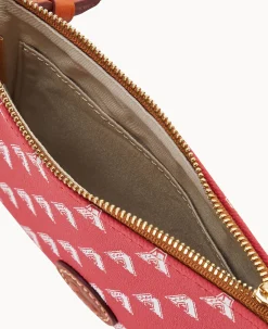 Dooney & Bourke Game Day Ready|Printed Fabric<MLB Top Zip Crossbody Diamondbacks