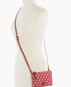 Dooney & Bourke Game Day Ready|Printed Fabric<MLB Top Zip Crossbody Diamondbacks