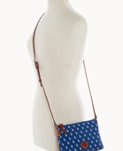Dooney & Bourke Game Day Ready|Printed Fabric<MLB Crossbody Pouchette Dodgers
