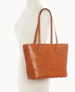 Dooney & Bourke Game Day Ready|Printed Fabric<MLB Tote Dodgers