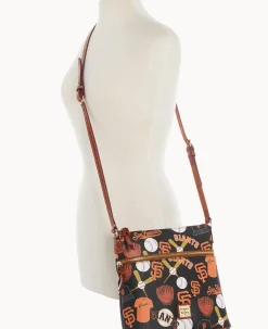 Dooney & Bourke Game Day Ready|Printed Fabric<MLB Crossbody Giants