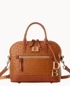 Dooney & Bourke Game Day Ready|Printed Fabric<MLB Domed Zip Satchel Giants