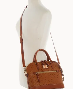 Dooney & Bourke Game Day Ready|Printed Fabric<MLB Domed Zip Satchel Giants