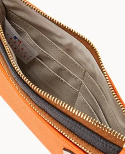 Dooney & Bourke Grab and Go|Wristlets<MLB Double Zip Wristlet Giants