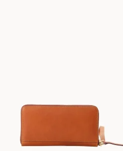 Dooney & Bourke Grab and Go|Wristlets<MLB Large Zip Around Wristlet Giants