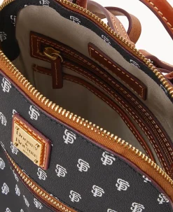 Dooney & Bourke Game Day Ready|Printed Fabric<MLB Small Backpack Giants