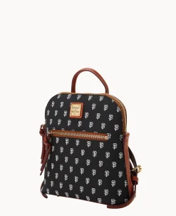 Dooney & Bourke Game Day Ready|Printed Fabric<MLB Small Backpack Giants