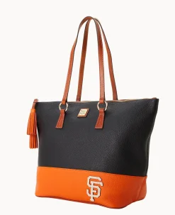 Dooney & Bourke Game Day Ready|Printed Fabric<MLB Tobi Tote Giants