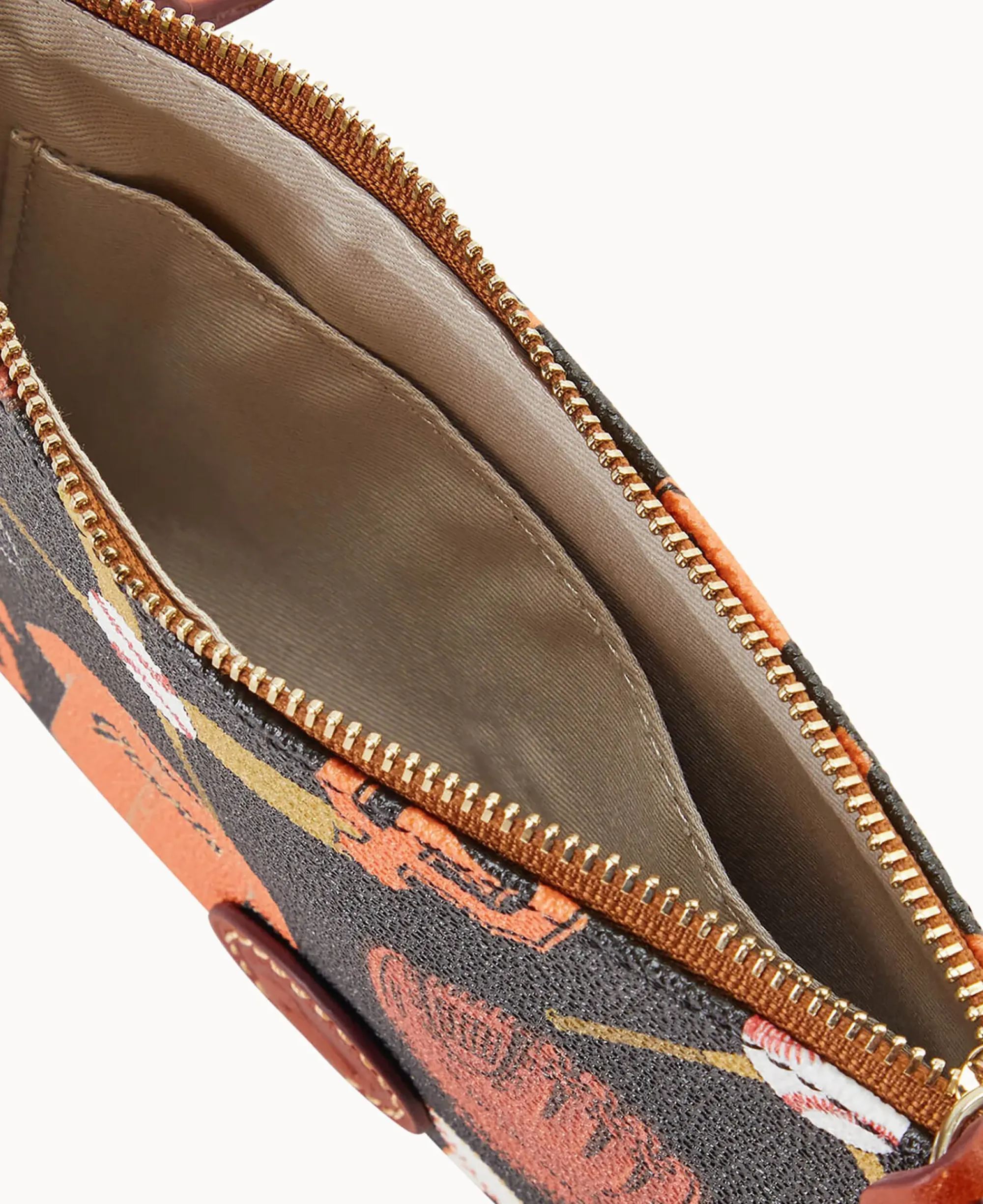 Dooney & Bourke Game Day Ready|Printed Fabric<MLB Top Zip Crossbody Giants
