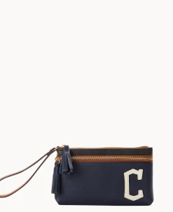 Dooney & Bourke Grab and Go|Wristlets<MLB Double Zip Wristlet Guardians