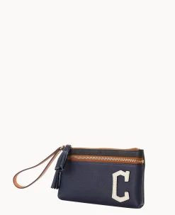 Dooney & Bourke Grab and Go|Wristlets<MLB Double Zip Wristlet Guardians