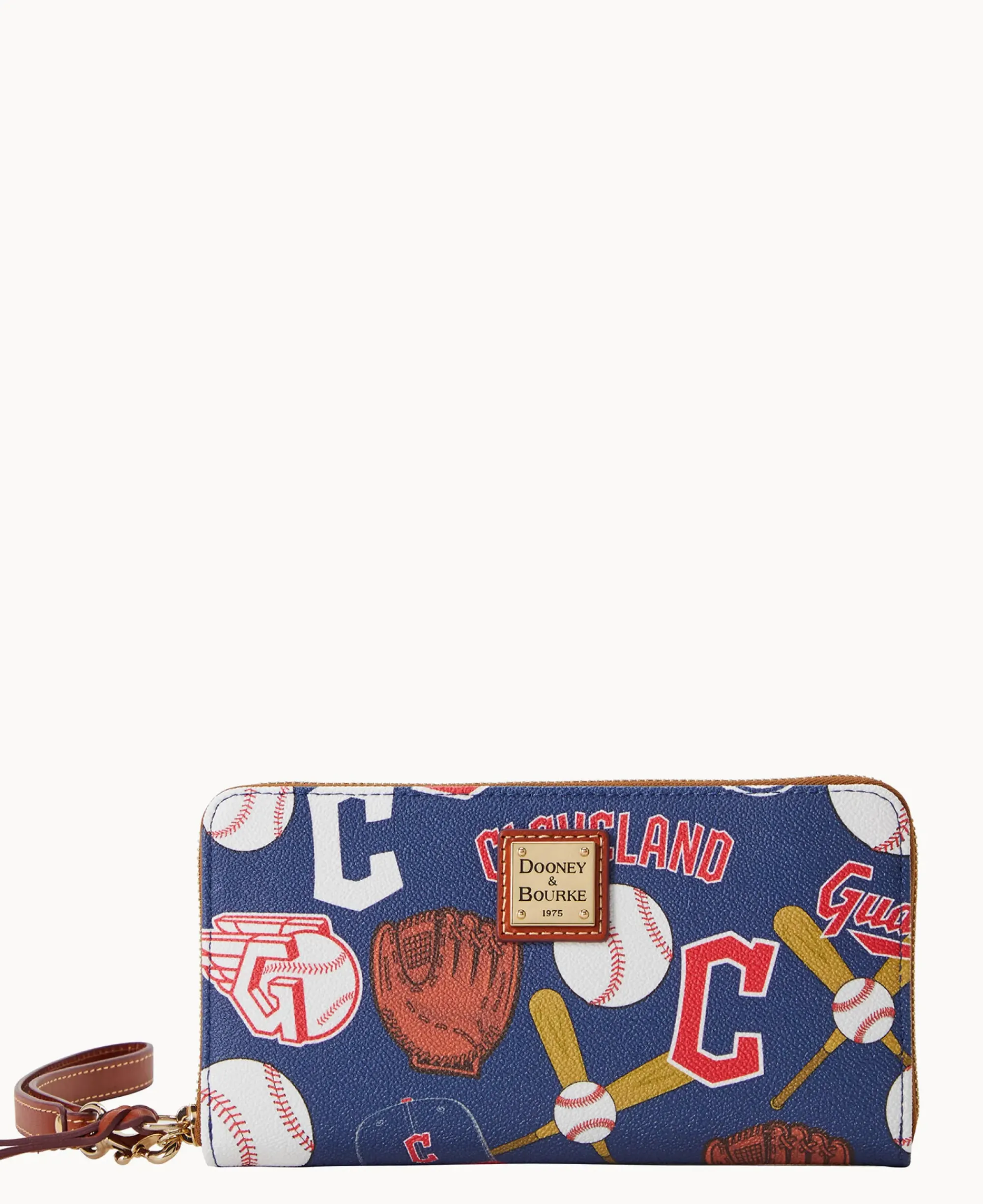 Dooney & Bourke Grab and Go|Wristlets<MLB Large Zip Around Wristlet Guardians