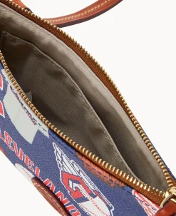 Dooney & Bourke Game Day Ready|Mini Bags<MLB Top Zip Crossbody Guardians