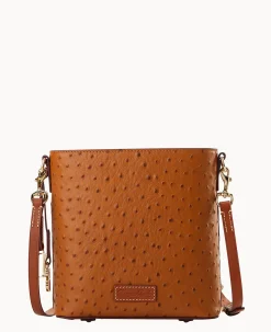 Dooney & Bourke Game Day Ready|Exotic Leather<MLB Zip Crossbody Guardians